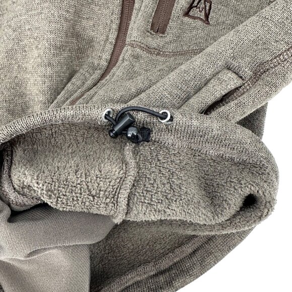 Avalanche Mens Olive Green Zip Pocket & Closure Fleece Jacket Size M - Picture 7 of 13